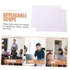 CAXUSD 30Pcs Dry Erase Sentence Strips for Teachers Ruled Cardstock