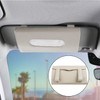Car Visor Tissue Box Multifunctional Car Tissue Holder PU Leather