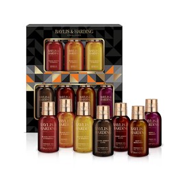 Baylis & Harding Black Pepper & Ginseng Men's Luxury 7 Days Showering Essentials Gift Set (Pack of 1) - Vegan Friendly