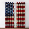 Jekeno American Flag Blackout Curtains United States Flag Independence Day
