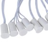 10pcs Security Practical Magnetic Reed Switch, Window Door Contact Sensor,
