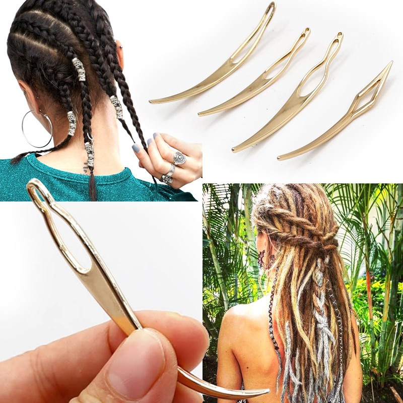 Hoypeyfiy Sisterlock Herramienta de reapriete, 8 piezas de rastas trenzadas