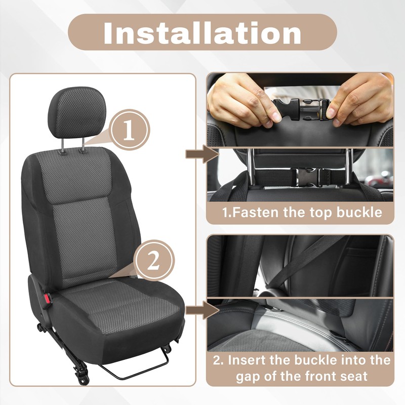 JEYODA Car Back Seat Organizer with Tablet Holder - Multi-Pocket