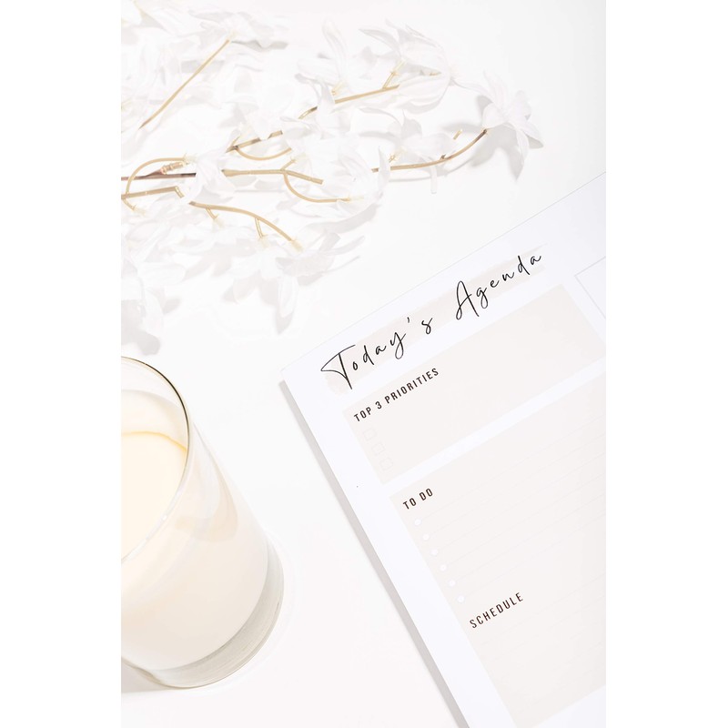 Scribble & Dot® Daily Planner Pad - 140gsm Desk Pad
