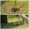 SoloWilder 6cm/2.36" Stove Pipe with Damper Thick Heat Resistant Chimney