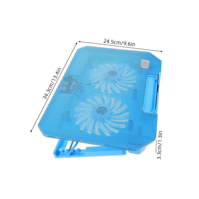TEHAUX Adjustable Laptop Cooling Pad with Silent Fans Ergonomic Portable