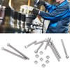 450pcs M3 Stainless Steel Cup Head Hex Socket Screw with