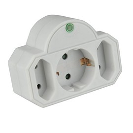 UNITEC Surge Filter, 1x Schuko, 2x Euro