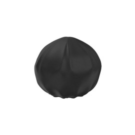 1Pcs BBQ Grill Cover, 50x45cm Waterproof Round Barbecue Grill Cover (Black)