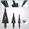 ERWEY Step Drill Set HSS Step Drill Metal with Aluminium