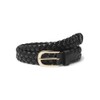 VERO MODA Women's Vmalice Leather Belt Noos Leather Belt, Black/detail: