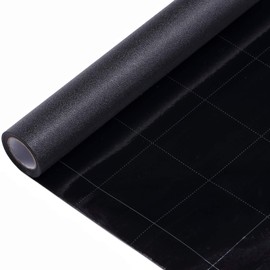 VELIMAX Static Cling Total Blackout Window Film Privacy Room Darkening Window Tint Black Window Cover 100% Light Blocking No Glue (29.5 x 236.2 inches)