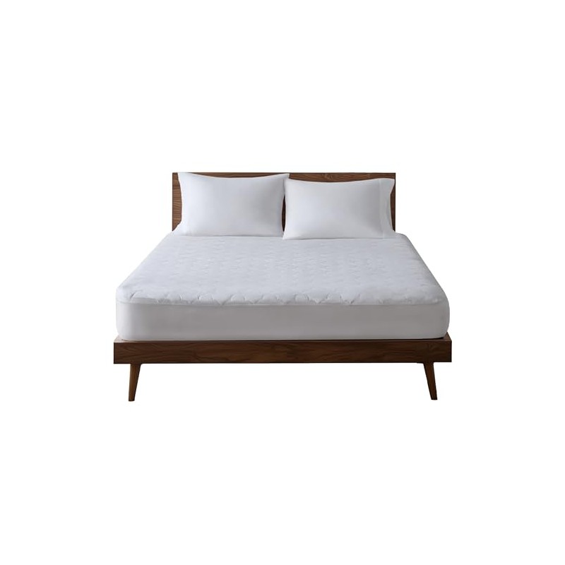 SLEEP PHILOSOPHY BASI16-0329 Mattress Pad, White