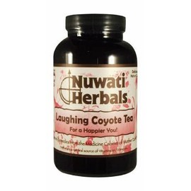 Nuwati Herbals Laughing Coyote Tea for a Happier You, Delicious Blend of Hibiscus, RoseHips, Green Tea Leaves and more for Relaxation, Loose Tea, 4 ounces