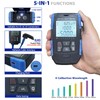 5-in-1 Fiber Optic Cable Tester, Portable Optical Power Meter with
