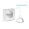 Motion Detector White, 360 Degrees, Indoor IP20, Surface-Mounted Wall and