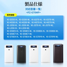 Filter for Sharp Humidifying Air Purifier FZ-G70MF Humidifying Filter [1 piece] Antibacterial Evaporative Humidification Easy Maintenance Compatible with Humidifying Air Purifier