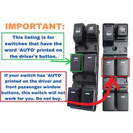 SWITCHDOCTOR Window Master Switch for 2011-2013 Kia Sorento
