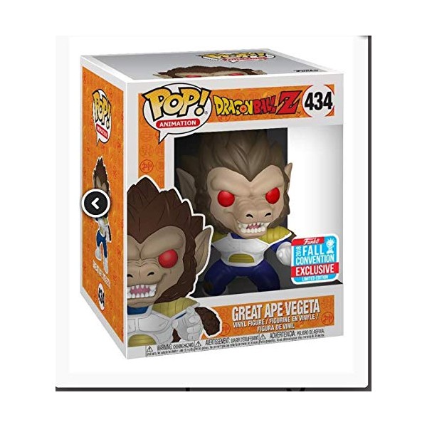 NYCC 2018 - Funko POP! Animation: Dragonball Z - Great Ape Vegeta [6 Inch] #434 - Shared Exclusive!