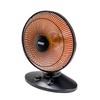 EZ-HEAT 1,000-Watt Indoor Parabolic Dish Space Heater with 70-degree Wide