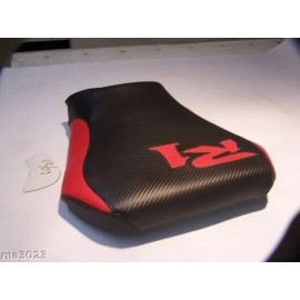 CUSTOM SEAT COVERS YAMAHA 2002 AND 2003  YZF R1 FRONT SEAT COVER black/red
