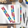 OIIKI 364PCS Alphabet Tabs, Colorful/White A to Z 26 Letters