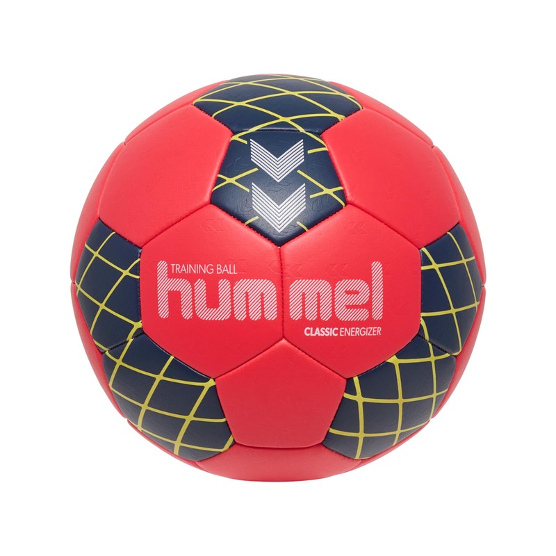 hummel, hmlCLASSIC Energizer Handball, Red/Navy/Yellow, 2