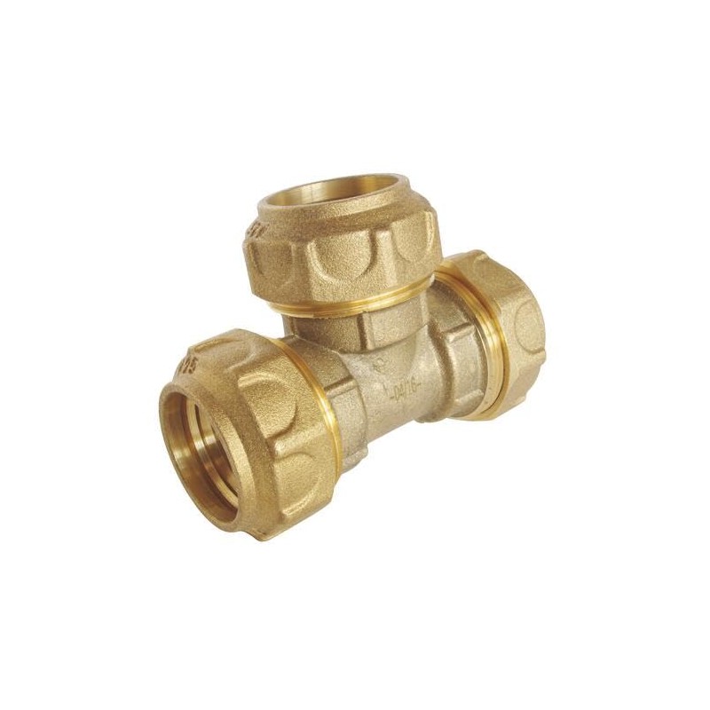 SOMATHERM FOR YOU - Equal Brass T-Piece D20 PE Pipe