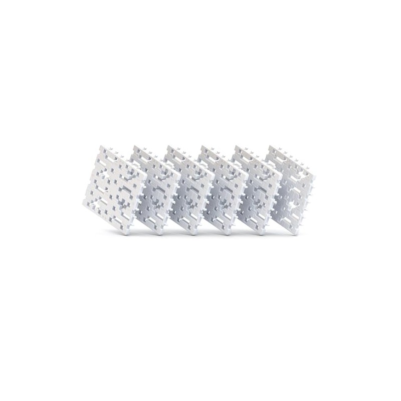 Meli Basic Base Plate Grey - Set of 6 Building