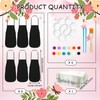 Motipuns 6 Sets Flower Bouquet Handprint Art Craft DIY Kit