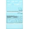 ShellScale Decals HO176 - Norfolk Southern GE ES44AC DECALS -
