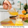 HIC Kitchen Citrus Juicer Reamer With Handle And Pour Spout,