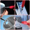 NORJIN Deburring Tool Set with 10 High-Speed Steel Rotary Burr