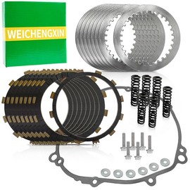 Clutch Kit Heavy Duty Springs & Cover Gasket Compatible with Yamaha R1 YZF-R1 YZFR1 2004-2006 FZ1 2007-2014 FZS1 2015 2015 FZS1