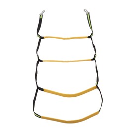 4 Steps Boat Rope Ladder, Foldable Portable Assist Boarding Rope Ladder for Inflatable Boat, Kayak, Motorboat, Canoeing