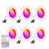 Recessed Lighting 5/6 Inch, 6Pack Color Changing LED Can Lights