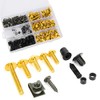 Fairing Bolt Kit,198Pcs/Set Windscreen Fairing Screws M5 M6 Bolts Kit