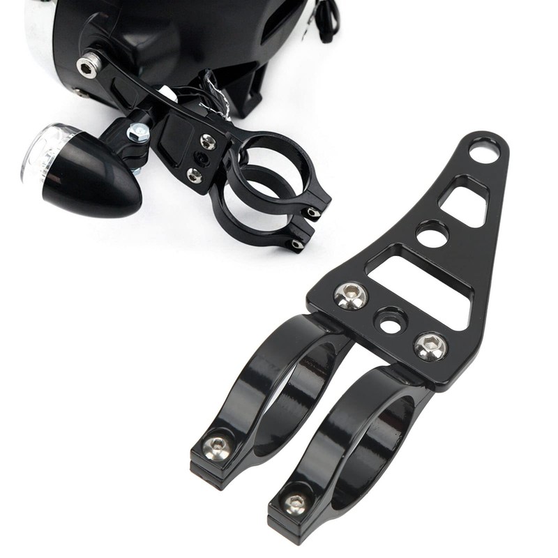 Motorcycle Headlight Bracket, 2 Pieces Fork Headlight Bracket 41mm Motorcycle