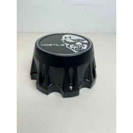 Hostile Special Edition Skull Logo Matte Black Wheel Center Cap HC-8004