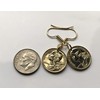 France 5 Centimes coin earrings French jewelry Marianne Paris Marseille