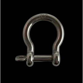 US Stainless Stainless Steel 316 Bow Shackle with Locking Pin 1/4" (6mm) Marine Grade
