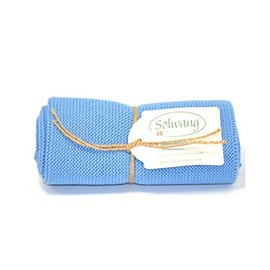 Solwang Light Blue Dusty Cotton Kitchen Towel