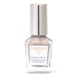 Canmake Colorful Nails N80 Baby Hare’s Tail Grass, 0.3 fl oz (8 ml), High Color, Quick Drying, Gray, Polarized Pearl