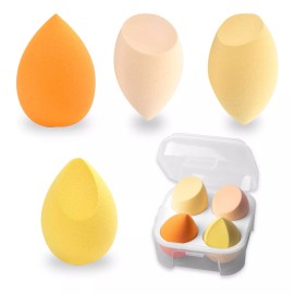 Maange Esponjas Maquillaje Profesional Caja Con 4 Piezas Maange