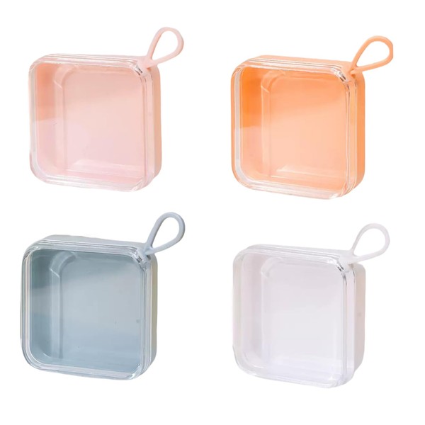 Powder Puff Case, Set of 4, Powder Puff Protective Carrying