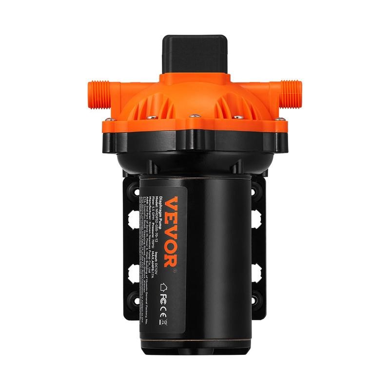 VEVOR 12V Water Pressure Diaphragm Pump Self-Priming Pump 70 PSI