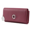 Mandarina Duck Mellow Leather Wallet with Flap L Red Violet,