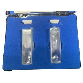 BEXCO UV Quartz Cuvettes for Spectrophotometer Standard Quartz Cells (Set of 2 Pcs) (Optical Windows: 2; Spectral Range: 190-2500 nm; Pathlength: 10 mm; Volume: 3.5 ml; A Non-Sealing PTFE Cover)