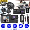 KOCASO 3 Channel Dash Cam Front and Rear 1080P FHD
