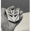UsaStandard 2x Decepticon Transformer Mask Car Fender Badge Emblem Matte